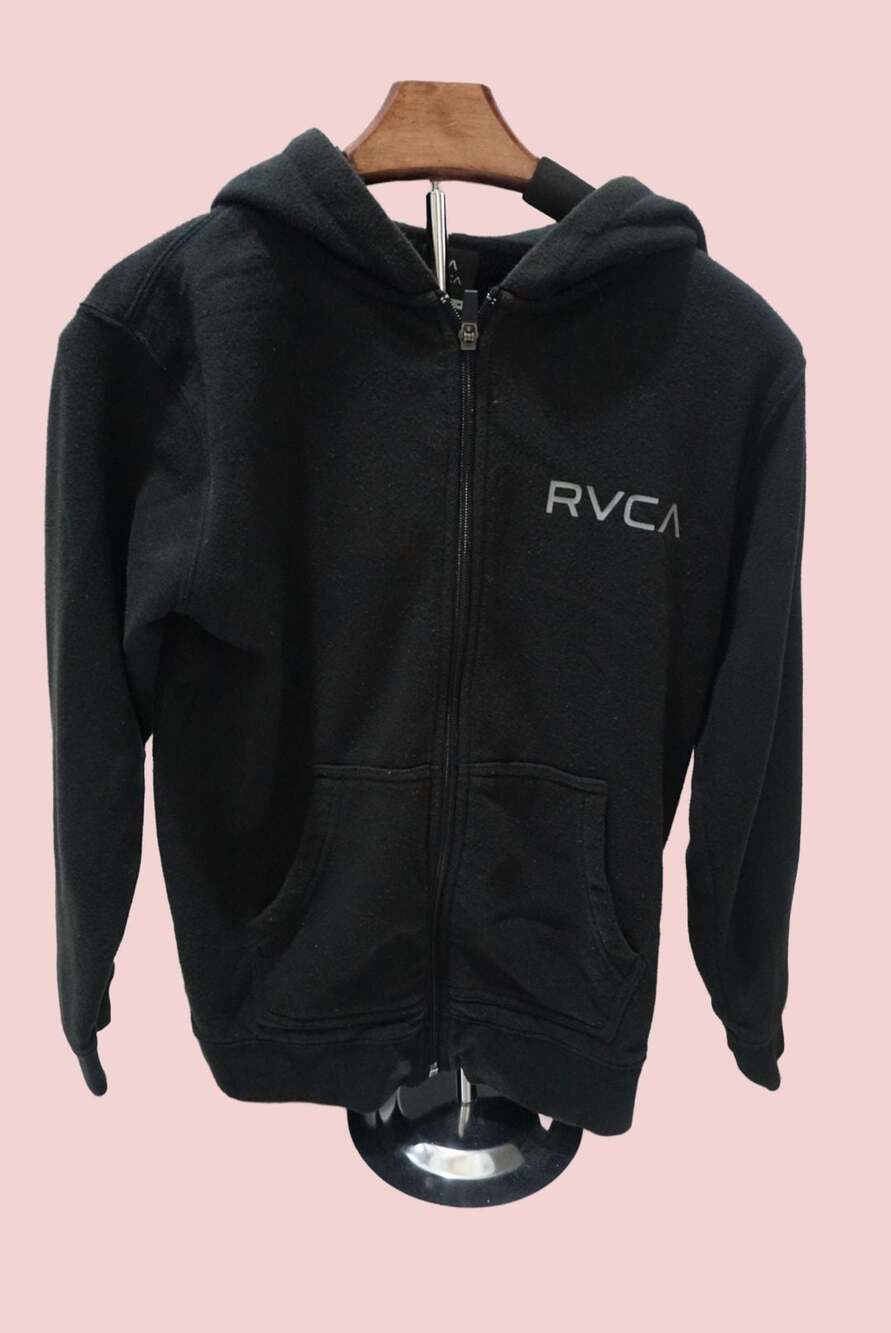 Boys M RVCA The Balance of Opposites Zip-Up Hoodie